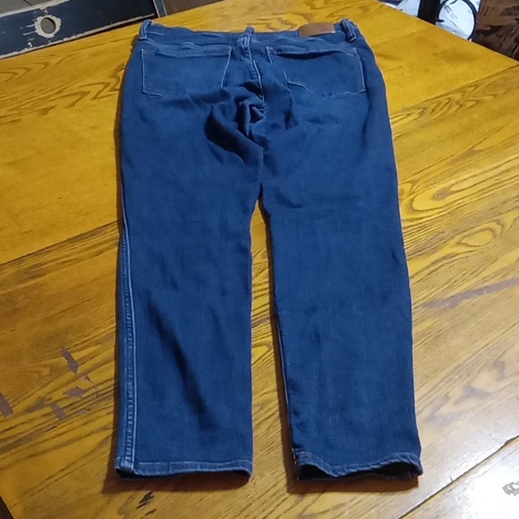 MADEWELL WOMENS JEANS 29 DENIM Pants Used Preowned HIGH RISE SKINNY Faded - Picture 3 of 11